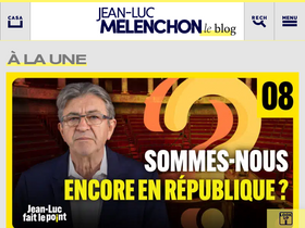 'melenchon.fr' screenshot