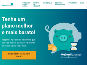 'melhorplano.net' screenshot