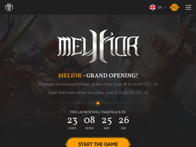 Melior.club website image