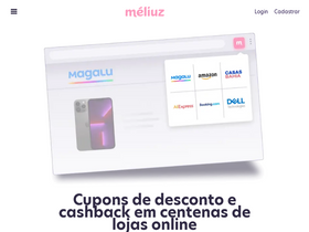 'meliuz.com.br' screenshot