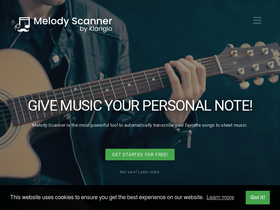 'melodyscanner.com' screenshot