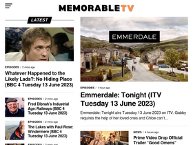 'memorabletv.com' screenshot
