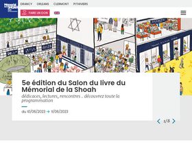 'memorialdelashoah.org' screenshot