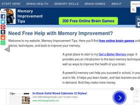 'memory-improvement-tips.com' screenshot