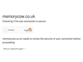 'memorycow.co.uk' screenshot