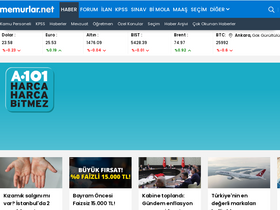 'memurlar.net' screenshot