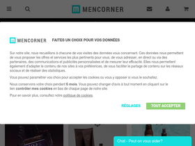 'mencorner.com' screenshot
