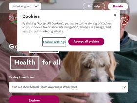 'mentalhealth.org.uk' screenshot