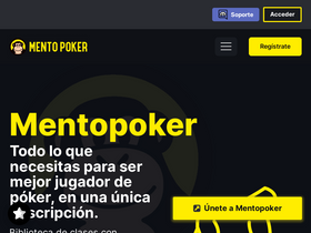 'mentopoker.com' screenshot