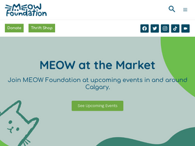 'meowfoundation.com' screenshot