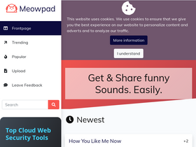 'meowpad.me' screenshot