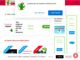 'mepicaelchollo.com' screenshot