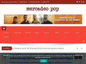 'mercadeopop.com' screenshot