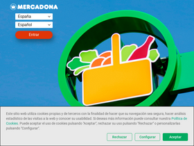 'mercadona.com' screenshot