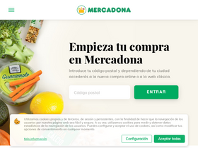 'mercadona.es' screenshot