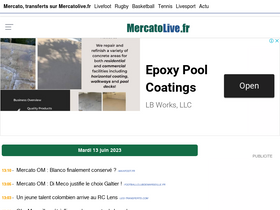 'mercatolive.fr' screenshot