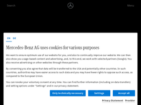 'mercedes-benz.com' screenshot