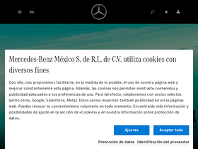 'mercedes-benz.com.mx' screenshot