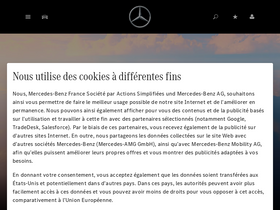 'mercedes-benz.fr' screenshot