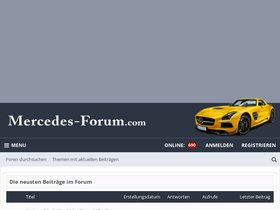 'mercedes-forum.com' screenshot