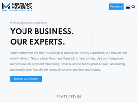 'merchantmaverick.com' screenshot