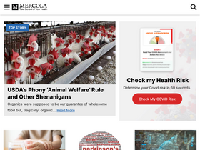 'mercola.com' screenshot