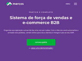 'mercos.com' screenshot