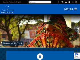 'mercosur.int' screenshot