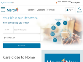'mercy.net' screenshot