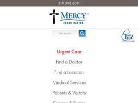 'mercycare.org' screenshot