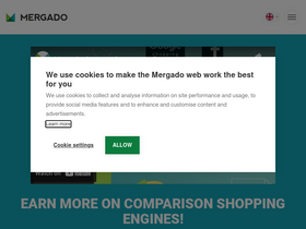 'mergado.com' screenshot