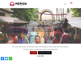 'merida.es' screenshot