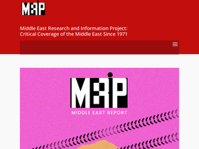 'merip.org' screenshot