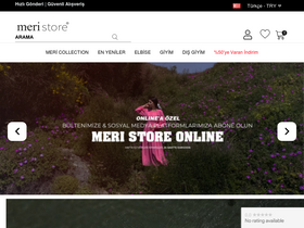 'meristore.com.tr' screenshot