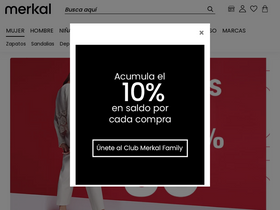 'merkal.com' screenshot