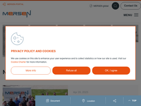 'mersen.com' screenshot