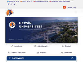 'mersin.edu.tr' screenshot
