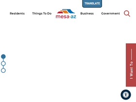 'mesaaz.gov' screenshot