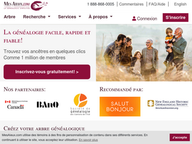 'mesaieux.com' screenshot