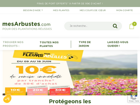 'mesarbustes.fr' screenshot
