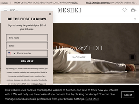 'meshki.us' screenshot