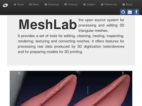 'meshlab.net' screenshot