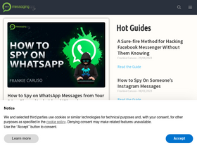 'messagingapplab.com' screenshot