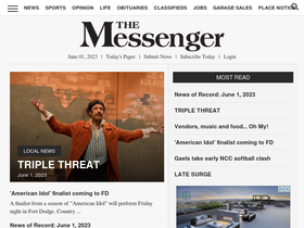 'messengernews.net' screenshot