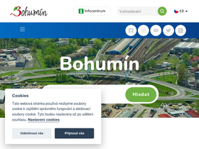 'mesto-bohumin.cz' screenshot