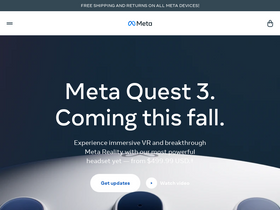 'meta.com' screenshot