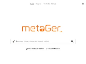 'metager.org' screenshot