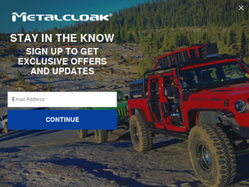 'metalcloak.com' screenshot