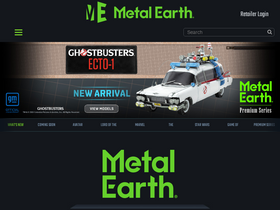 'metalearth.com' screenshot