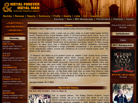 'metalforever.info' screenshot